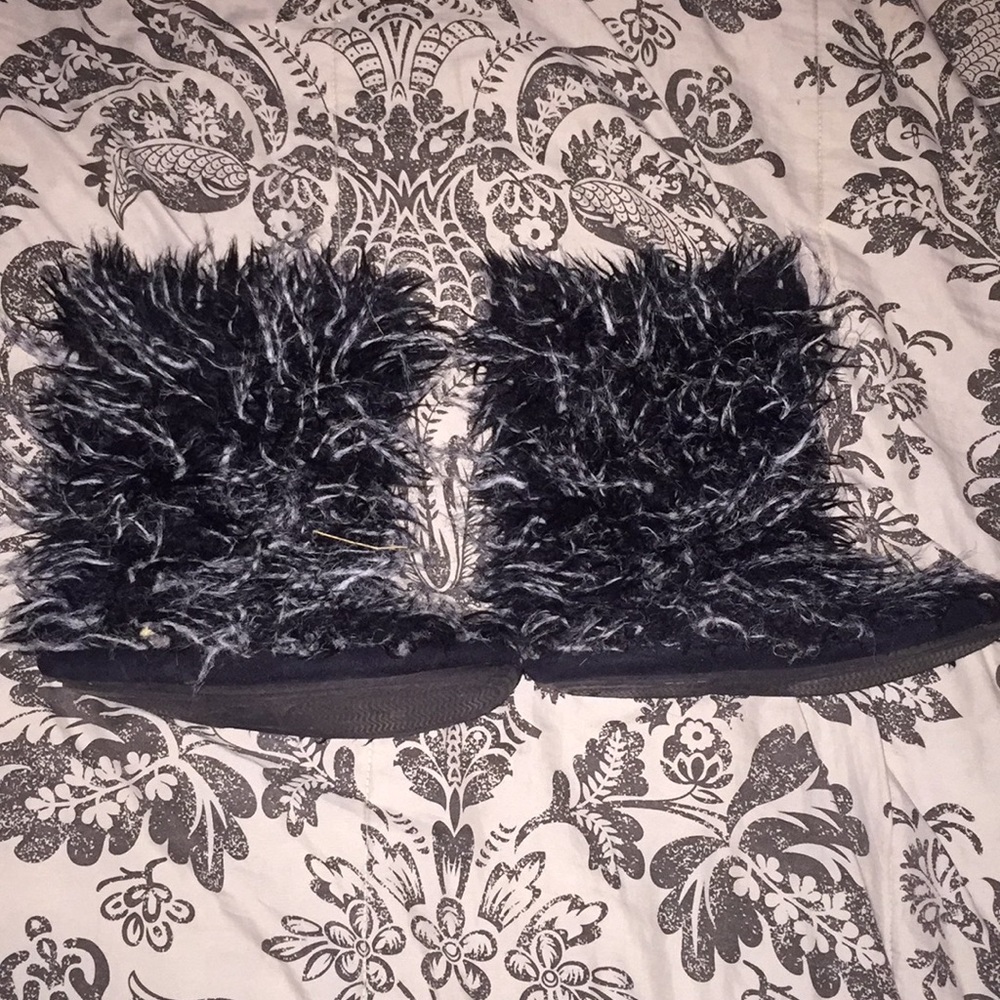 Furry boots